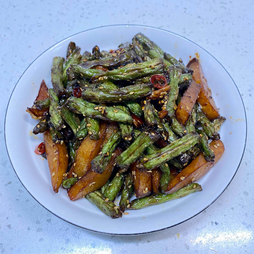 干煸豆角土豆的做法