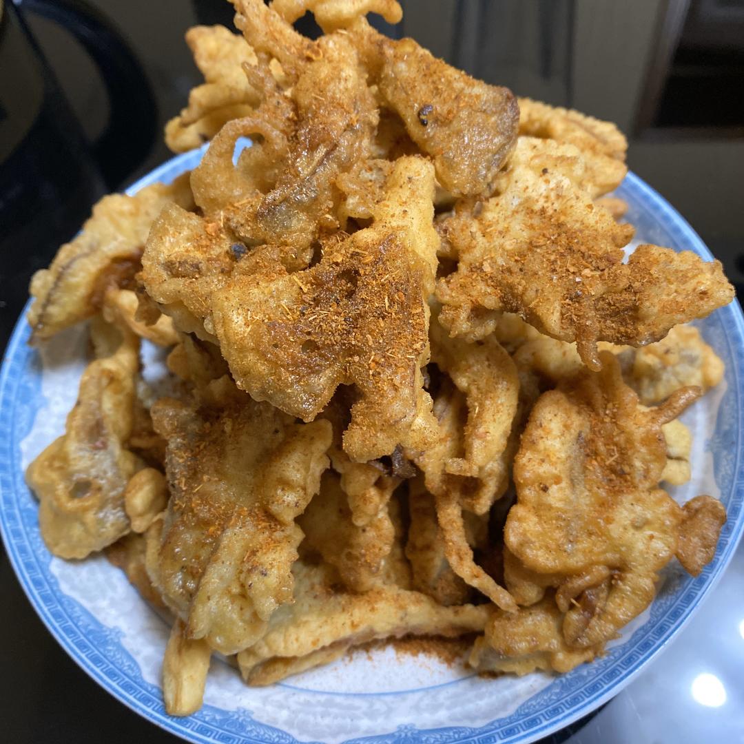 椒盐蘑菇的做法