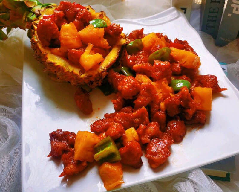 菠萝咕噜肉的做法